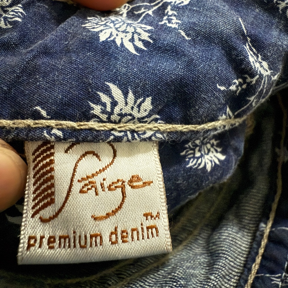 Paige Hollywood Hills Bootcut Classic Rise Boot Cut‎ Denim Jeans - Picture 11 of 12